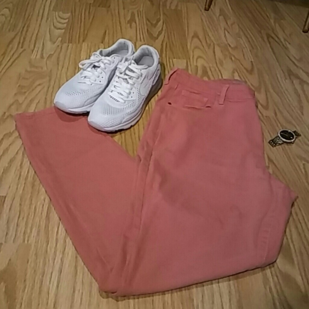 Old Navy skinny jeans coral